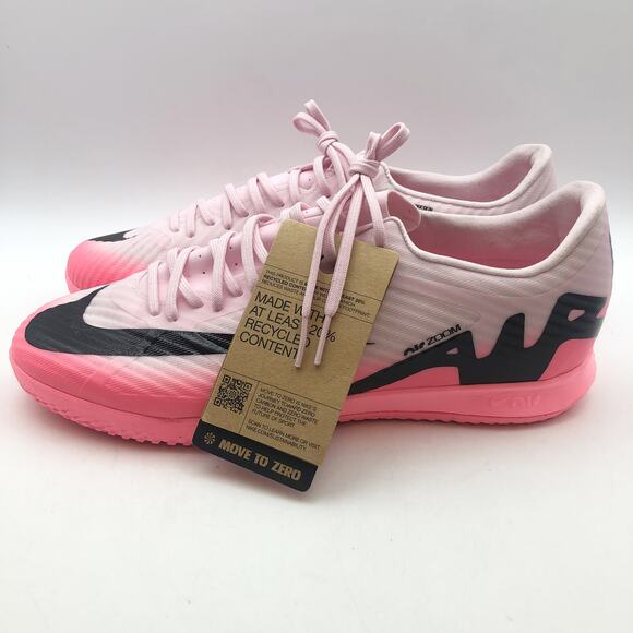 Nike Mercurial Vapor 15 Academy IC Soccer Turf Shoes Mens 11.5 Pink DJ5635 NWOB main image 9